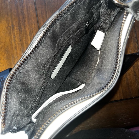 Steve Madden White Leather Mesh CrossBody - Picture 3 of 3